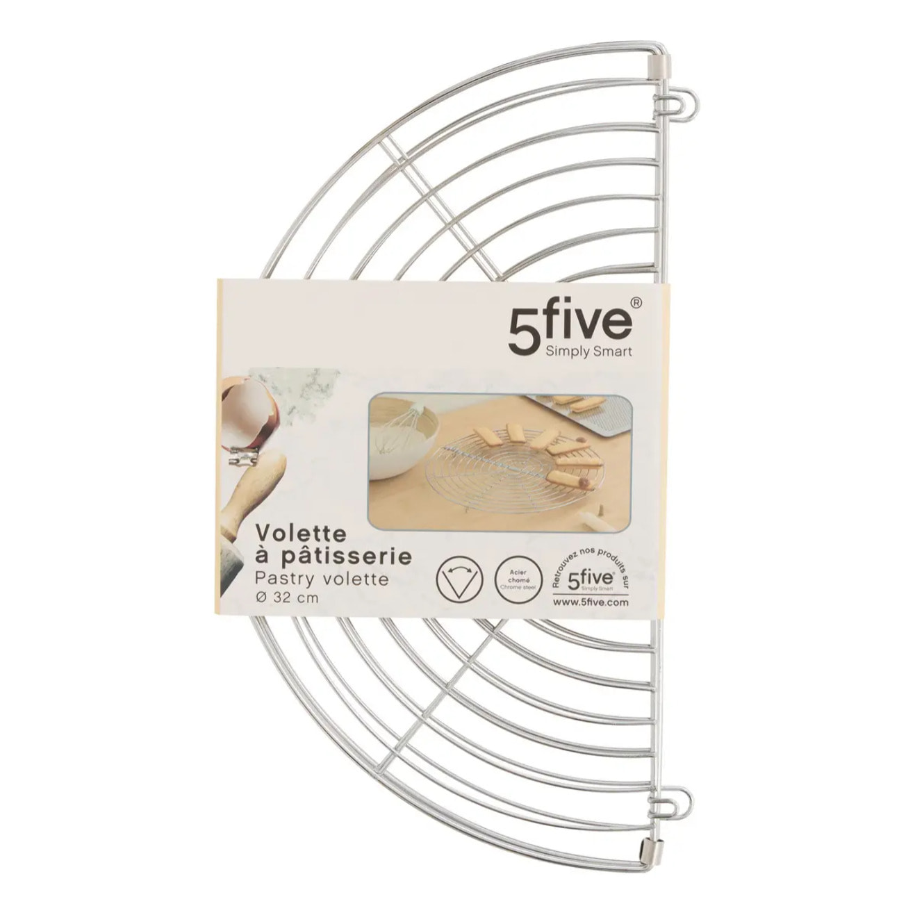 Volette à pâtisserie D32cm en acier