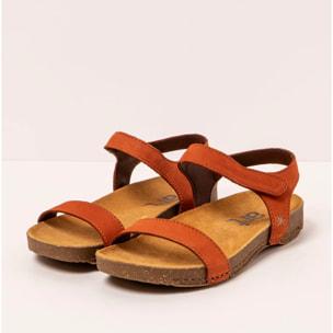 Sandalias 1119 NOBUCK DARK ORANGE/ I BREATHE color Dark orange