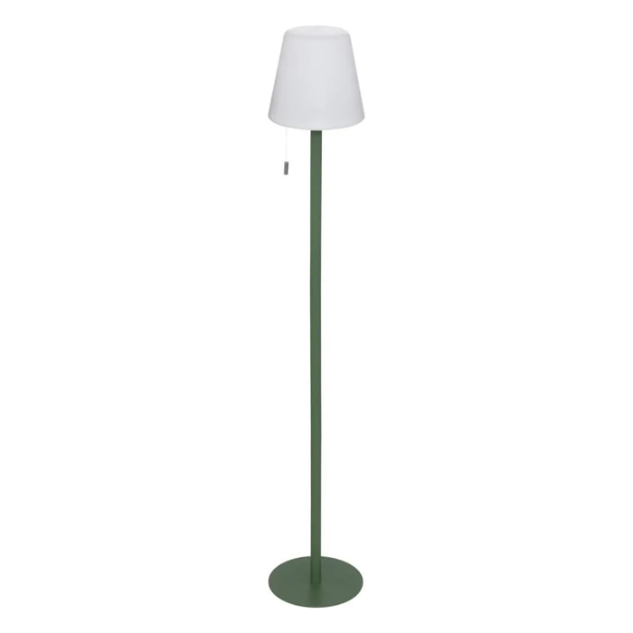 Lampadaire extérieur "Zack" H108cm vert olive