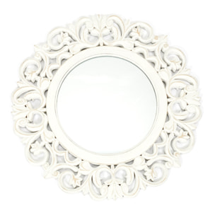 MIROIR BOIS SCULPTE CHARME 60CM