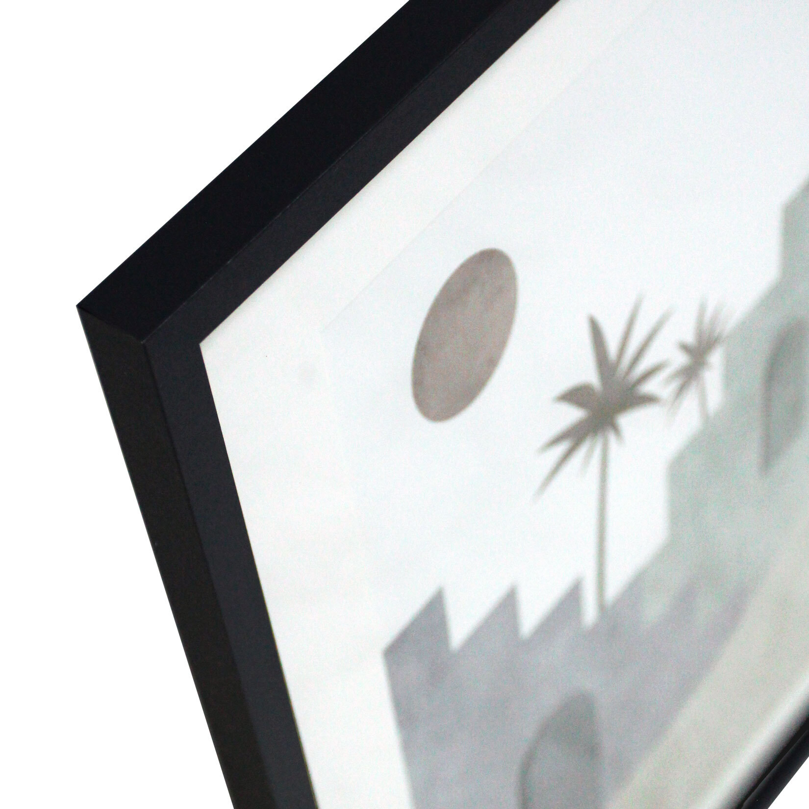 2 láminas impresas enmarcadas Marrakech tierras-lila 60x40x3 cm