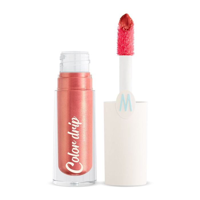 COLOR DRIP LIQUID BLUSH Blush liquido dal finish super luminoso.