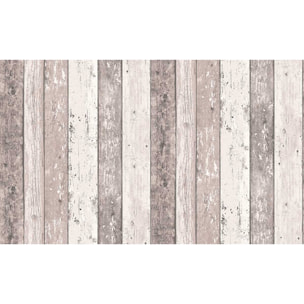 Papier peint planche de bois - Marron Clair