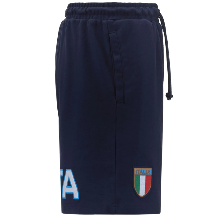 Kappa - Pantaloni Corti Uomo Blu - Eroi Short Italia