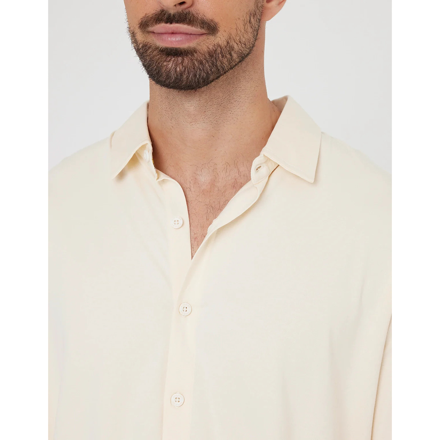 Camisa Manga Larga Crema - Atti