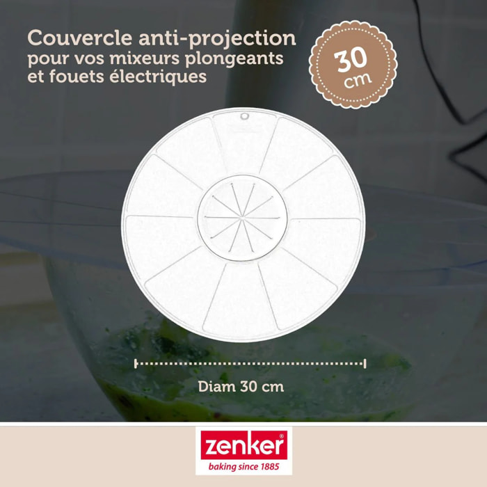 Couvercle anti projections 30 cm Zenker Smart Pastry