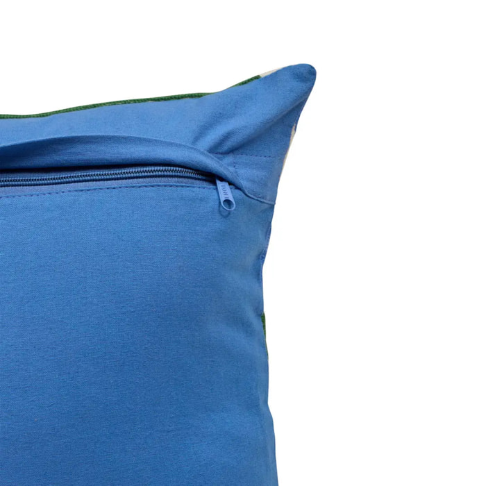 Coussin Hary bleu 45x45cm
