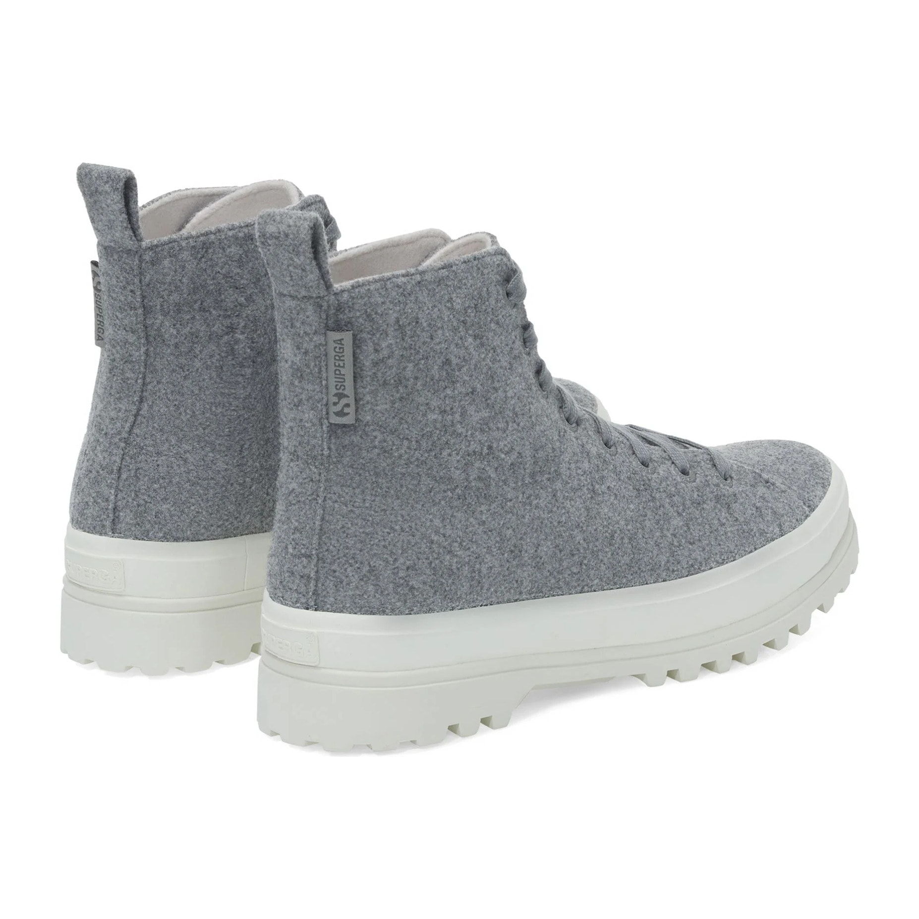 Superga - Botines Mujer Gris - 2644 ALPINA FELT