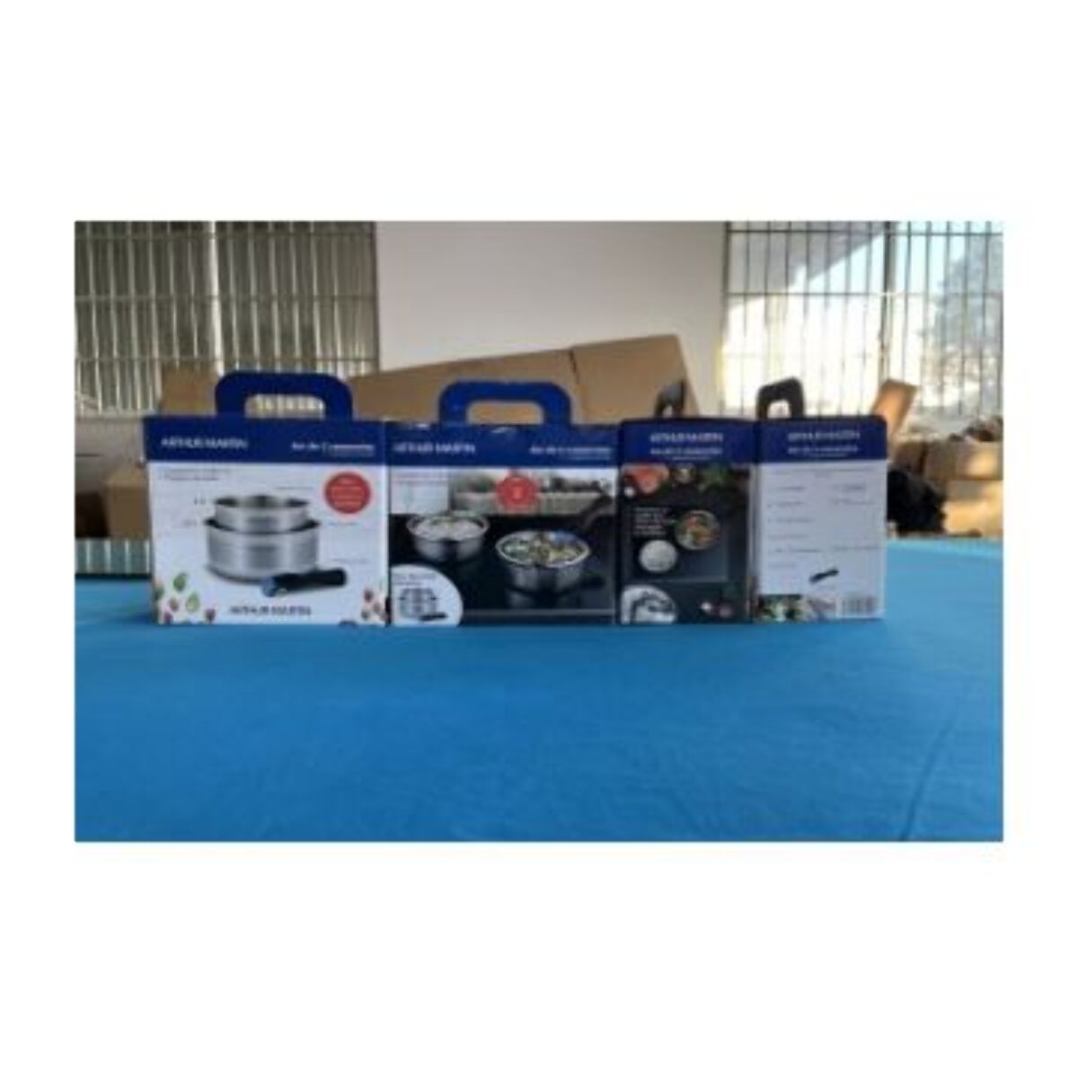 Set de 2 casseroles amovibles inox