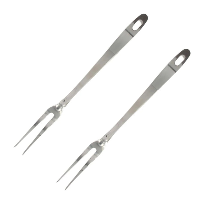 Ensemble de 2 Fourchettes à viande et pour barbecue 2 piques 30,5 cm Fackelmann Oxford