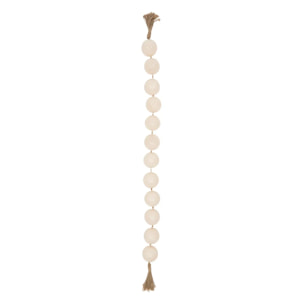 Guirlande déco Carlo L.140cm blanc