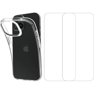 Coque ESSENTIELB iPhone 15 coque + Verre trempé