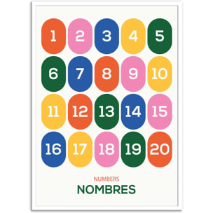 Affiche - Nombres - Posuta