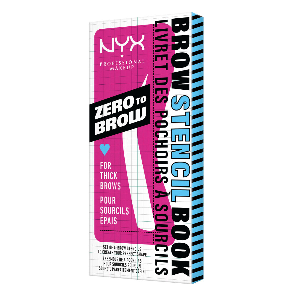 NYX Professional Makeup Zero To Brow Pochoirs Epais