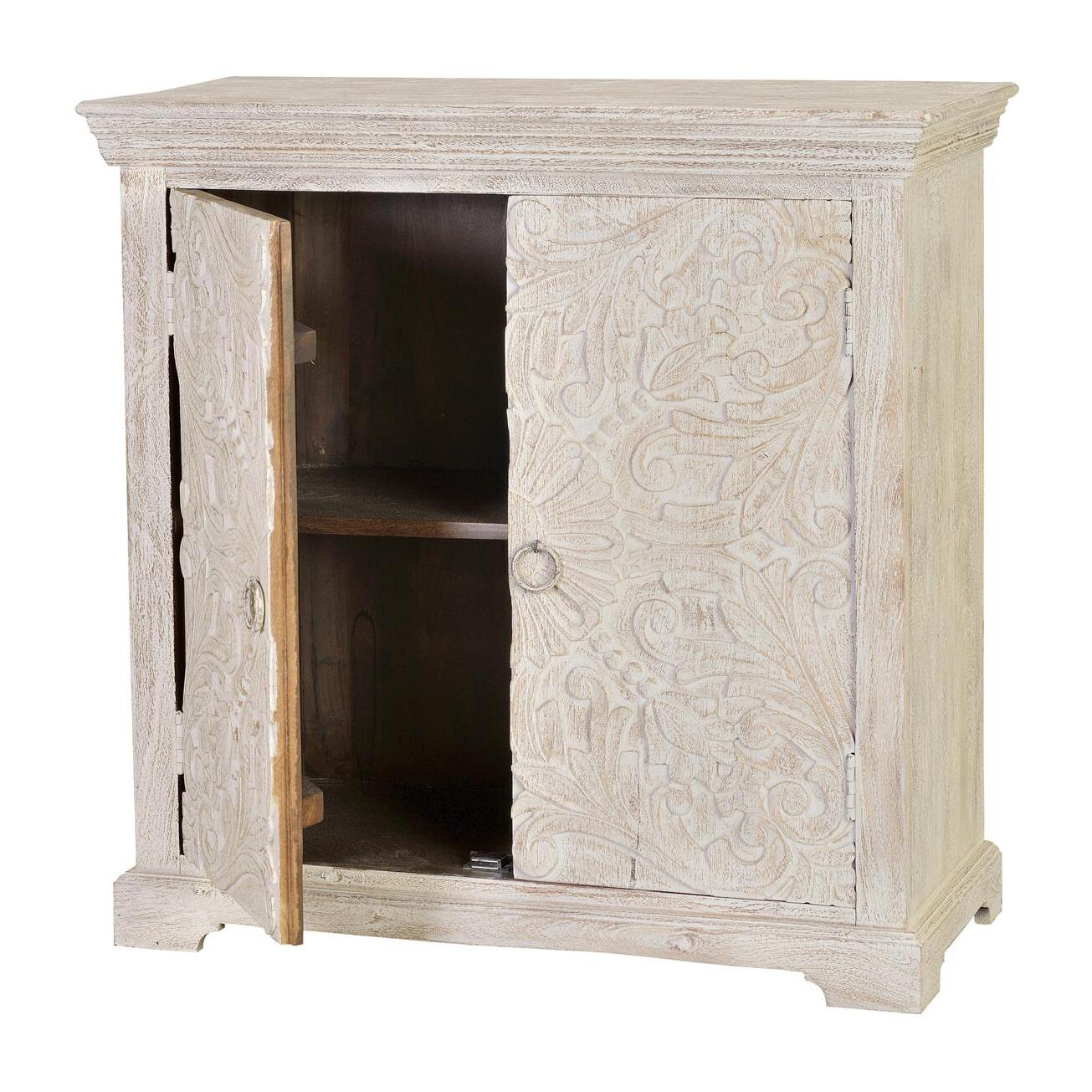 Cómoda - madera de mango - 90x90x40cm