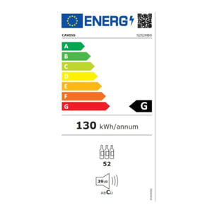 Cave à vin de service CAVISS S252HBG