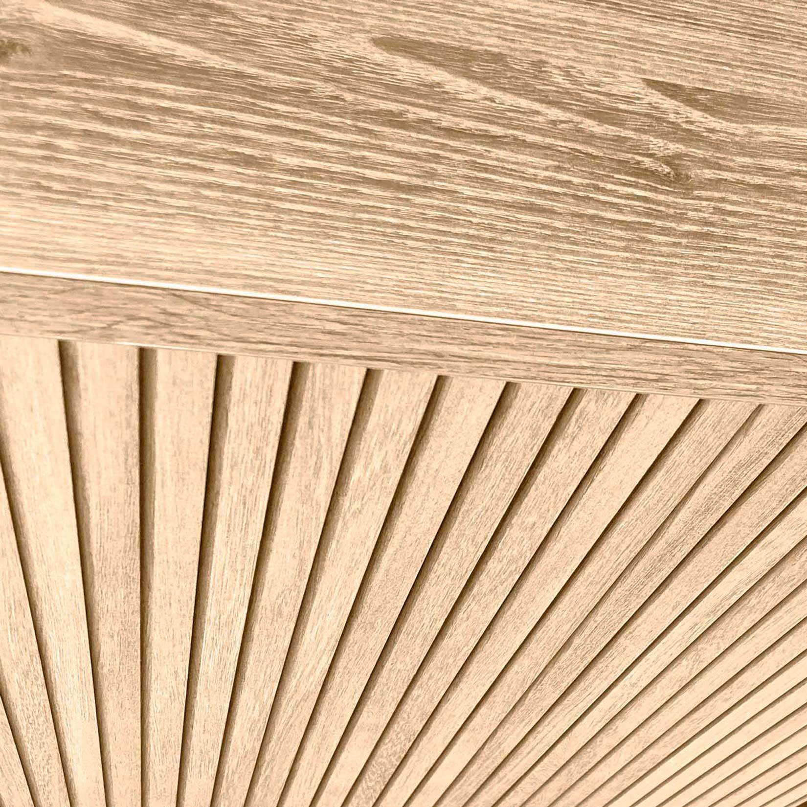 Zapatero Lofoten melamina roble dorado puertas impresión vallado 112x90x27cm