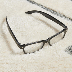 Tapis artisanal Nusi en laine, tufté main épais et molleux