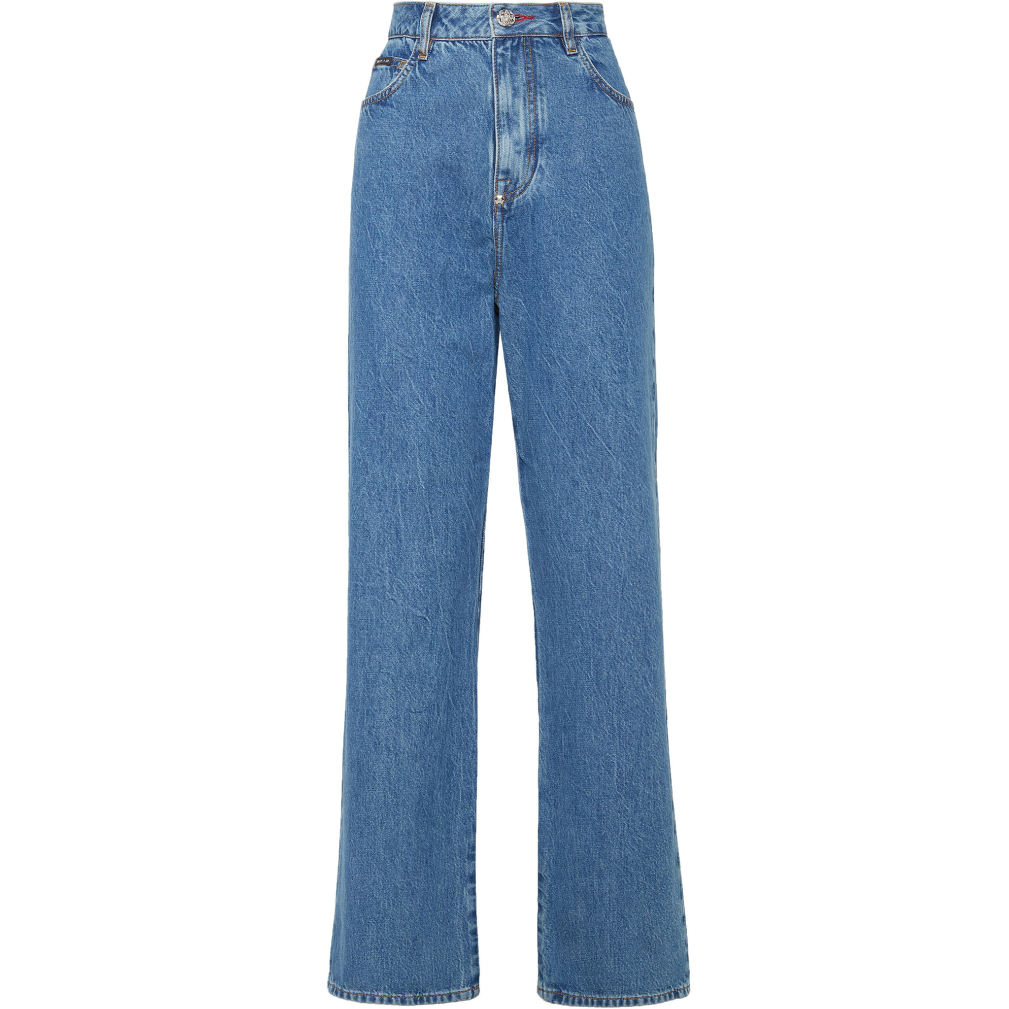 PHILIPP PLEIN Denim Trousers Loose Fit ICONIC PLEIN