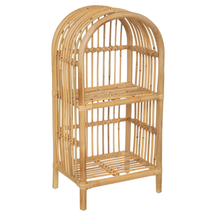 Bibliothèque enfant rotin H76cm