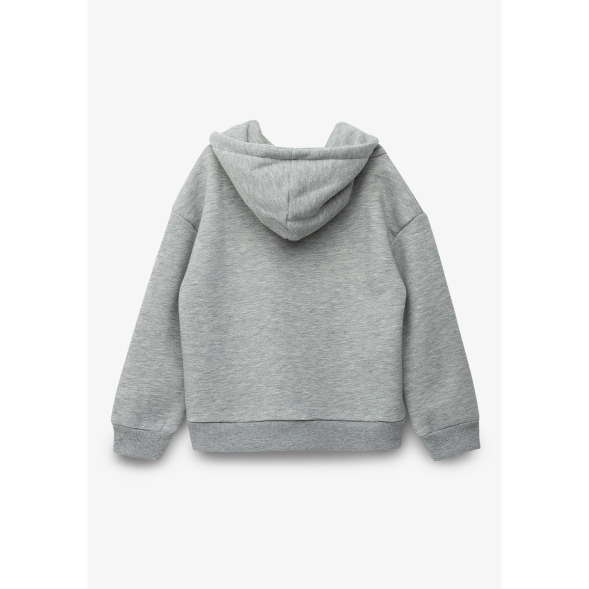 Sudadera de Niña con Capucha en Gris