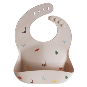 Mushie Babero Silicona Print