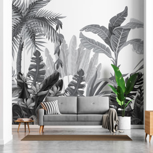 Papier peint panoramique jungle préencollé tropicale humide H 250 x L 240 cm