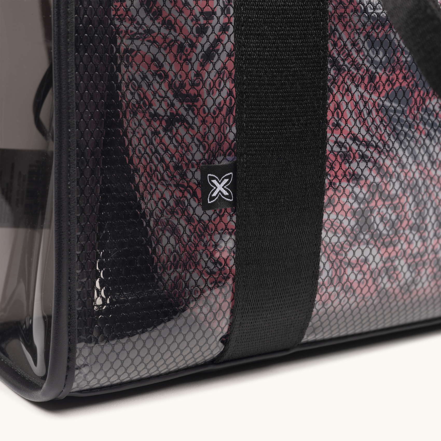 Bolso Shopper Transparente con Neceser Interior JADE SHOPPER BLACK