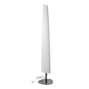 Lampadaire lumineux design fin filaire pour extérieur éclairage puissant LED blanc BAY H160cm