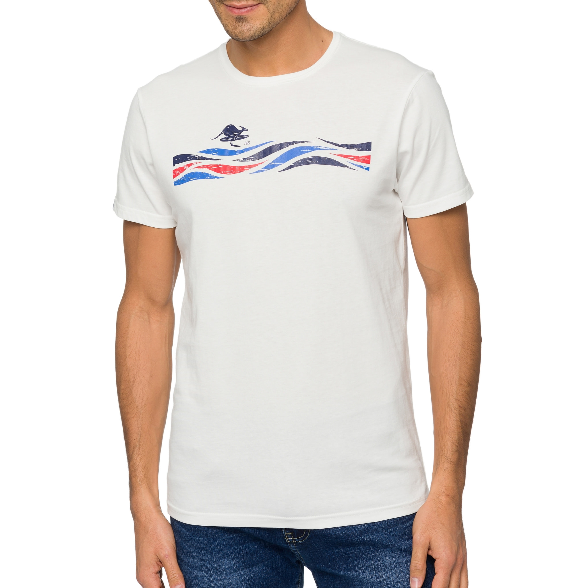 T-shirt in cotone 150 gr Hot Buttered Twister Colore Bianco.