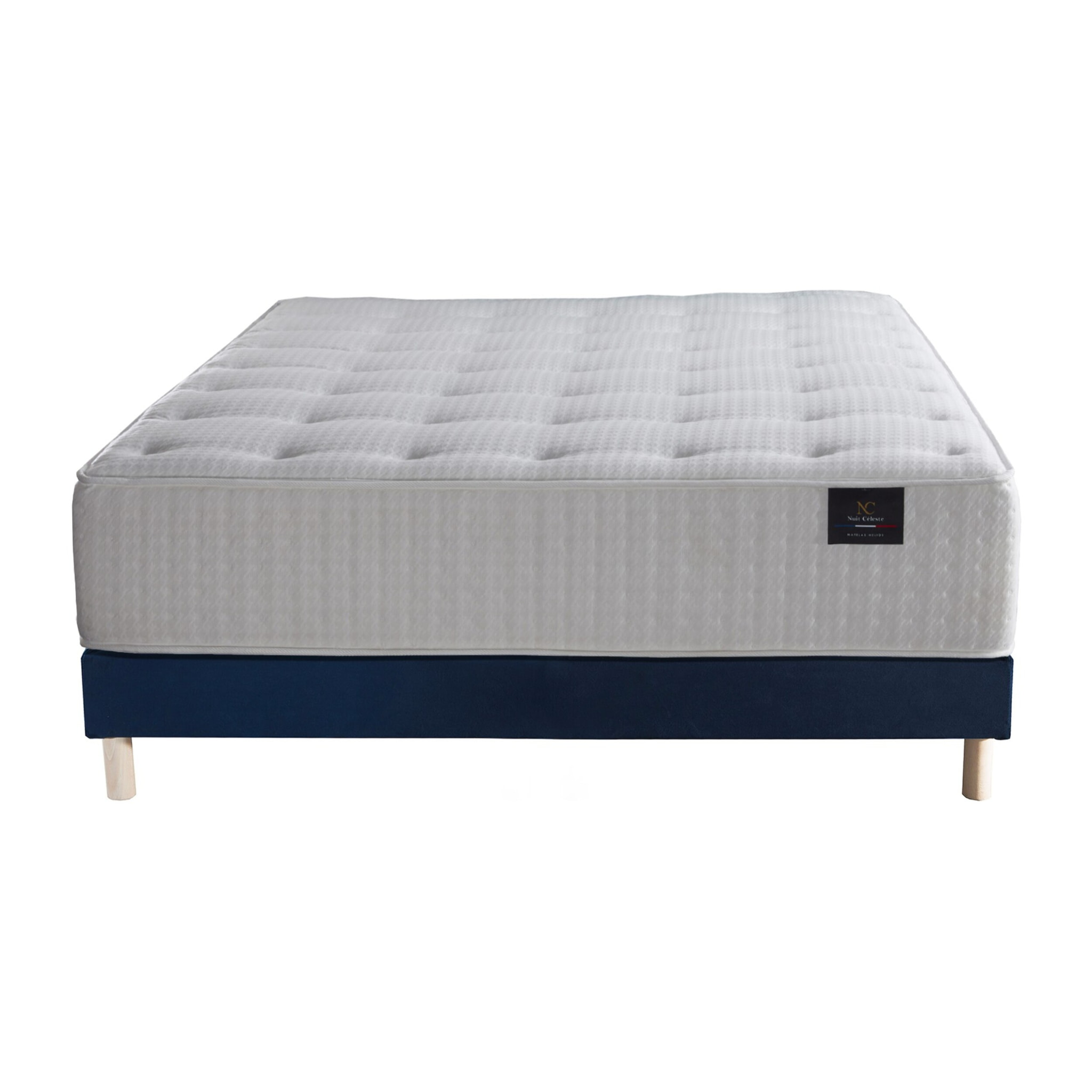 Ensemble matelas HELIOS + sommier tapissier INTEMPOREL