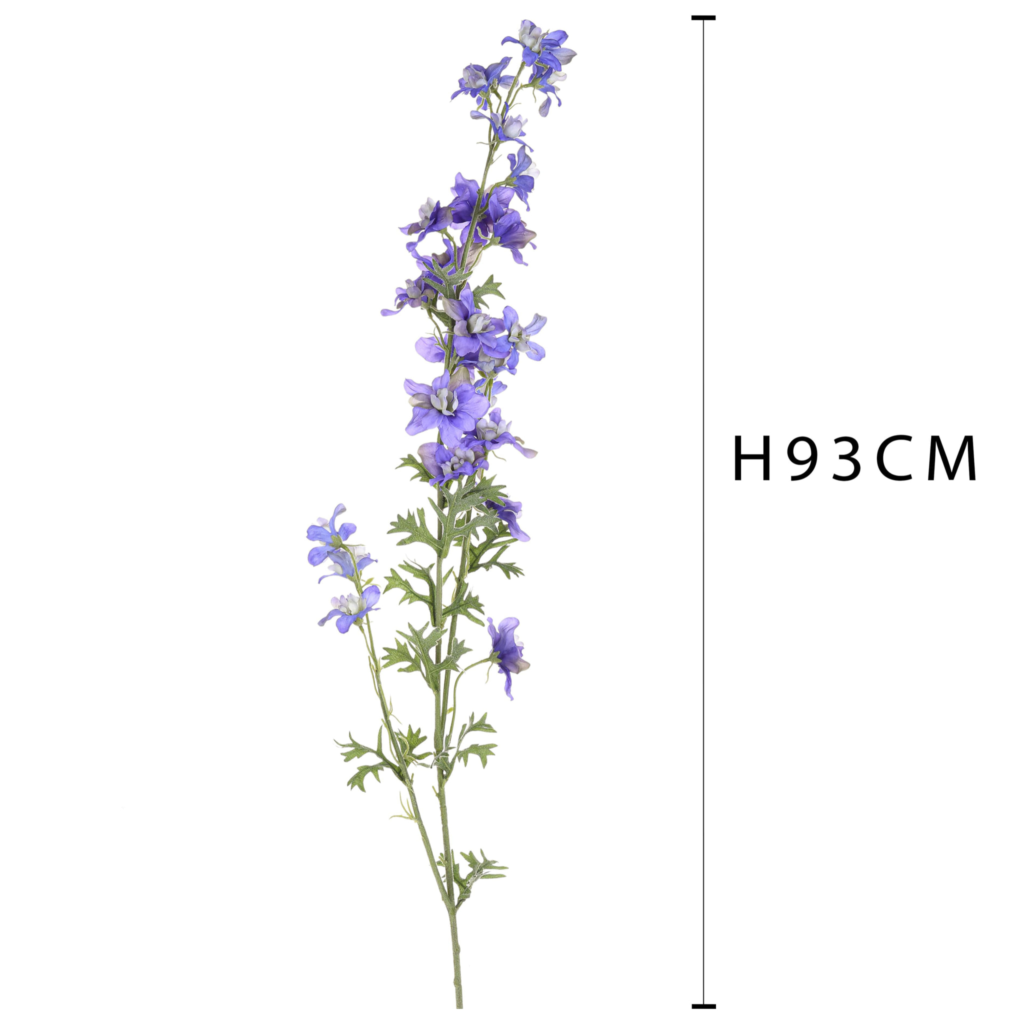 Fiore Di Delphinium Composto Da 3 Fiori. Altezza 93 Cm - Pezzi 4 - 10X93X3cm - Colore: Altro - Bianchi Dino - Fiori Artificiali