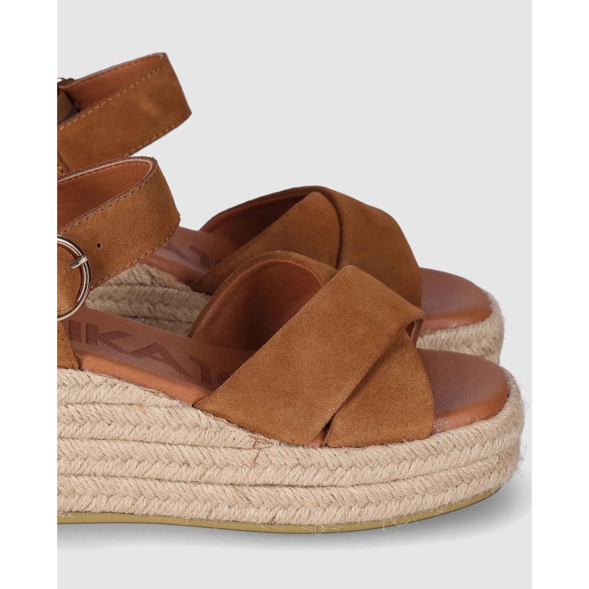 Sandalias de Serraje - Cuero - Tacón: 6 cm