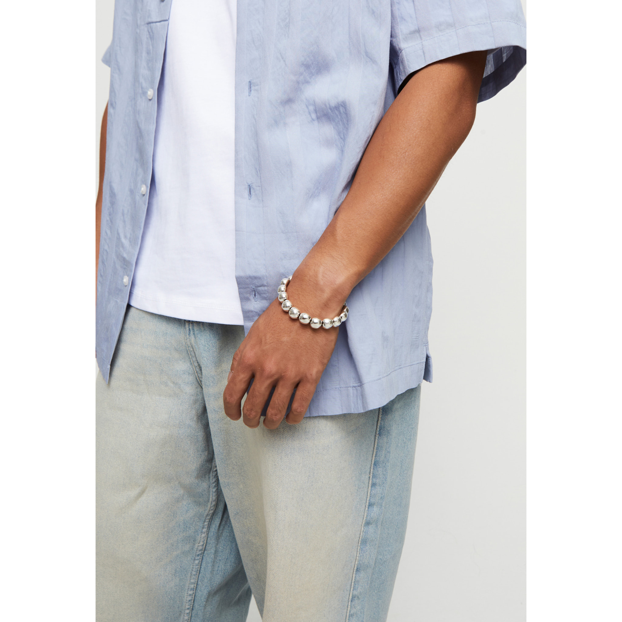 Pulsera SER INTRÉPIDA PLATEADO L