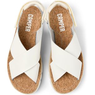 Sandali - CAMPER Oruga Sandal - Bianco - Pelle liscia