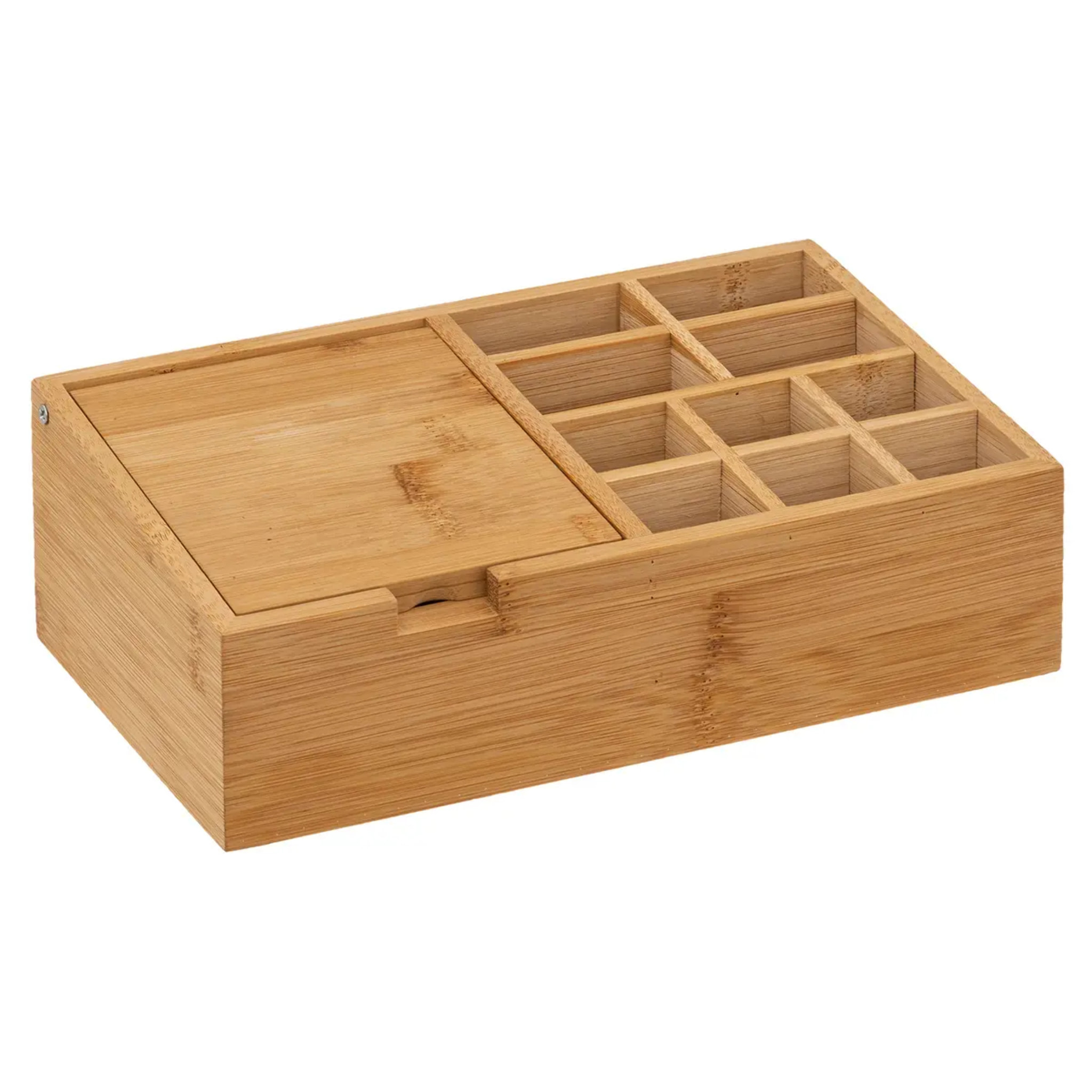 Organiseur miroir 10 compartiment bambou