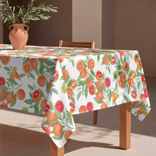 Mantel antimanchas Oranges - 100% algodón -