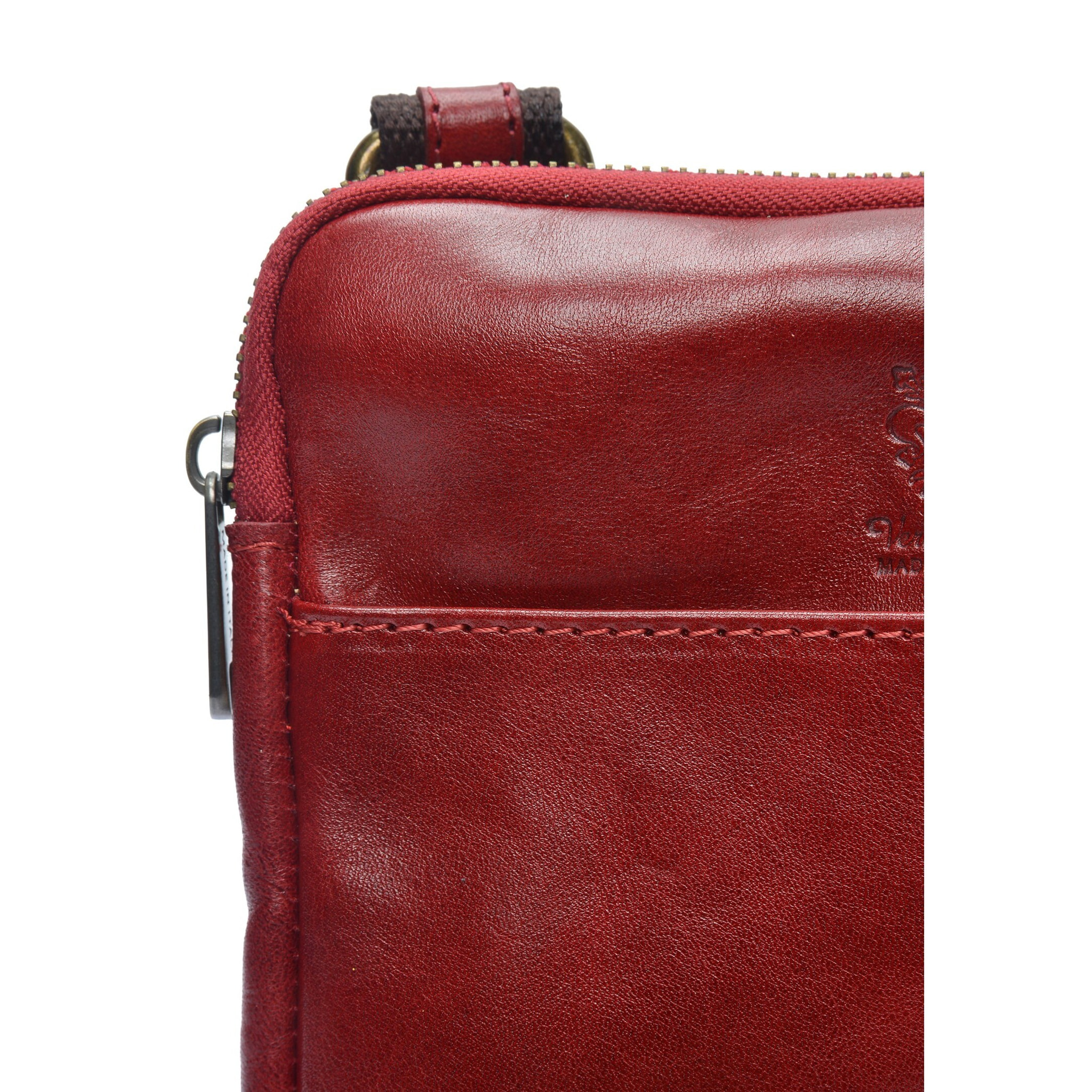 Borsa a spalla Anna Luchini Rosso