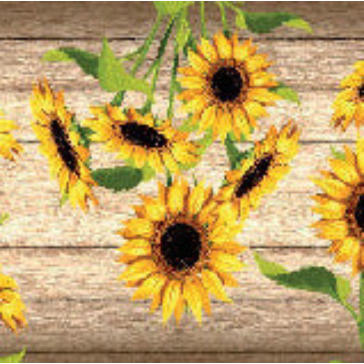 CASSESE HOME Passatoia/Tappeto Bordato in Poliestere con Retro Antiscivolo in PVC Made in Italy_Dec.94