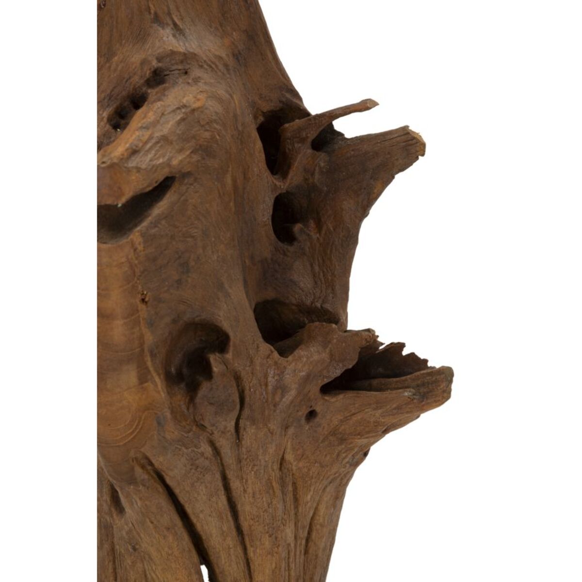 SCULTURA AKAR IN TEAK RICICLATO CM 23X27X64 (PEZZI UNICI - NON RIP. IN SERIE)