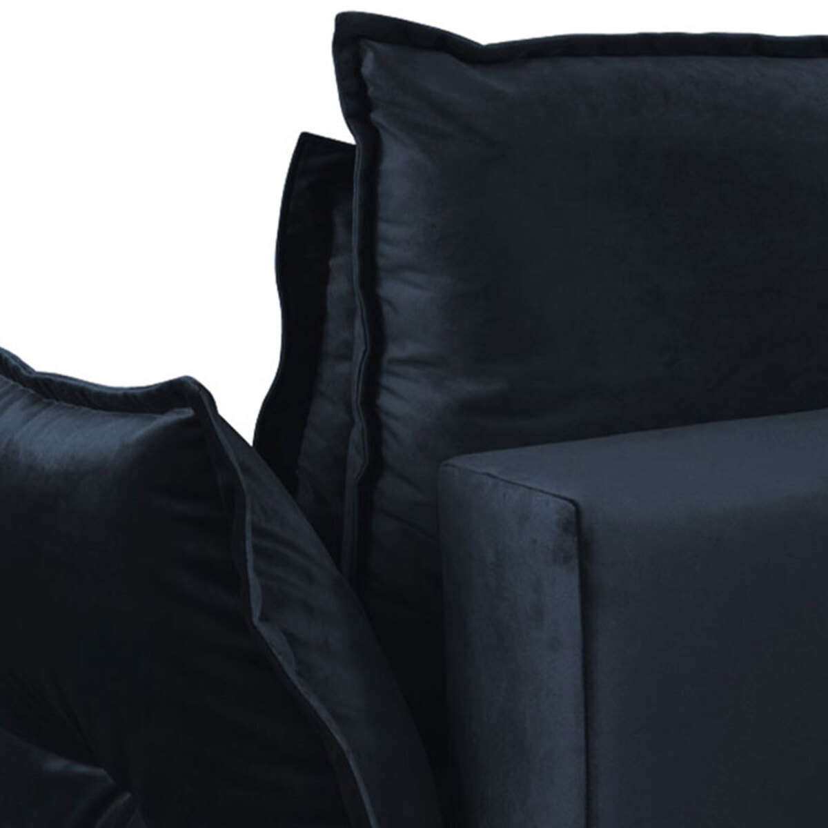 Canapé Velours droit Verduro - 4 Places