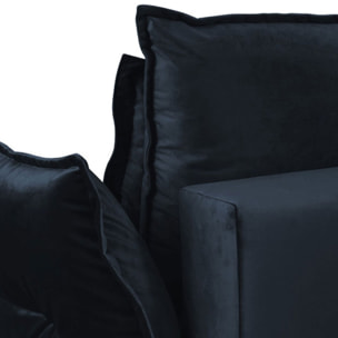 Canapé Velours droit Verduro - 4 Places