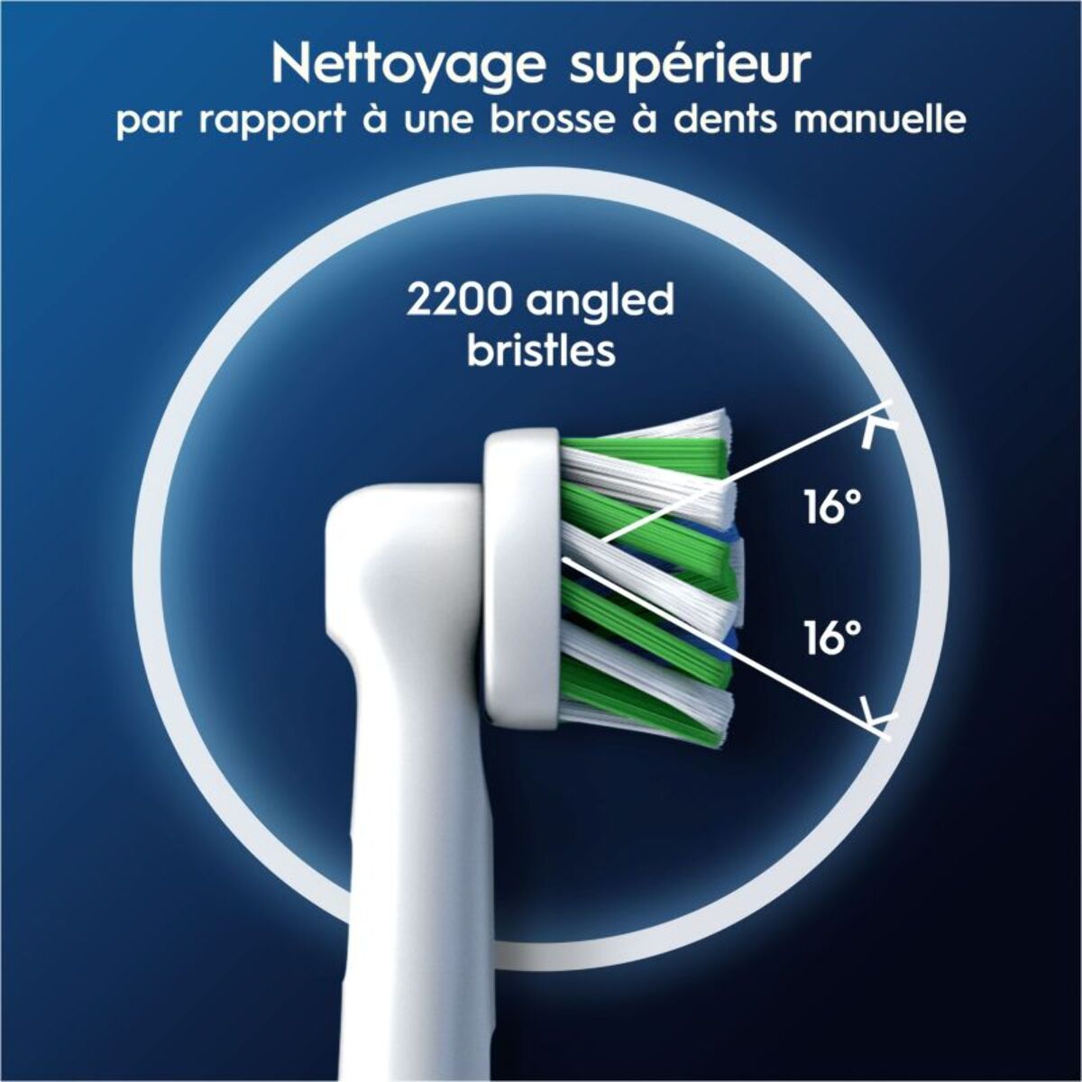 Brossette dentaire ORAL-B CrossAction X-Filaments 8er FFU