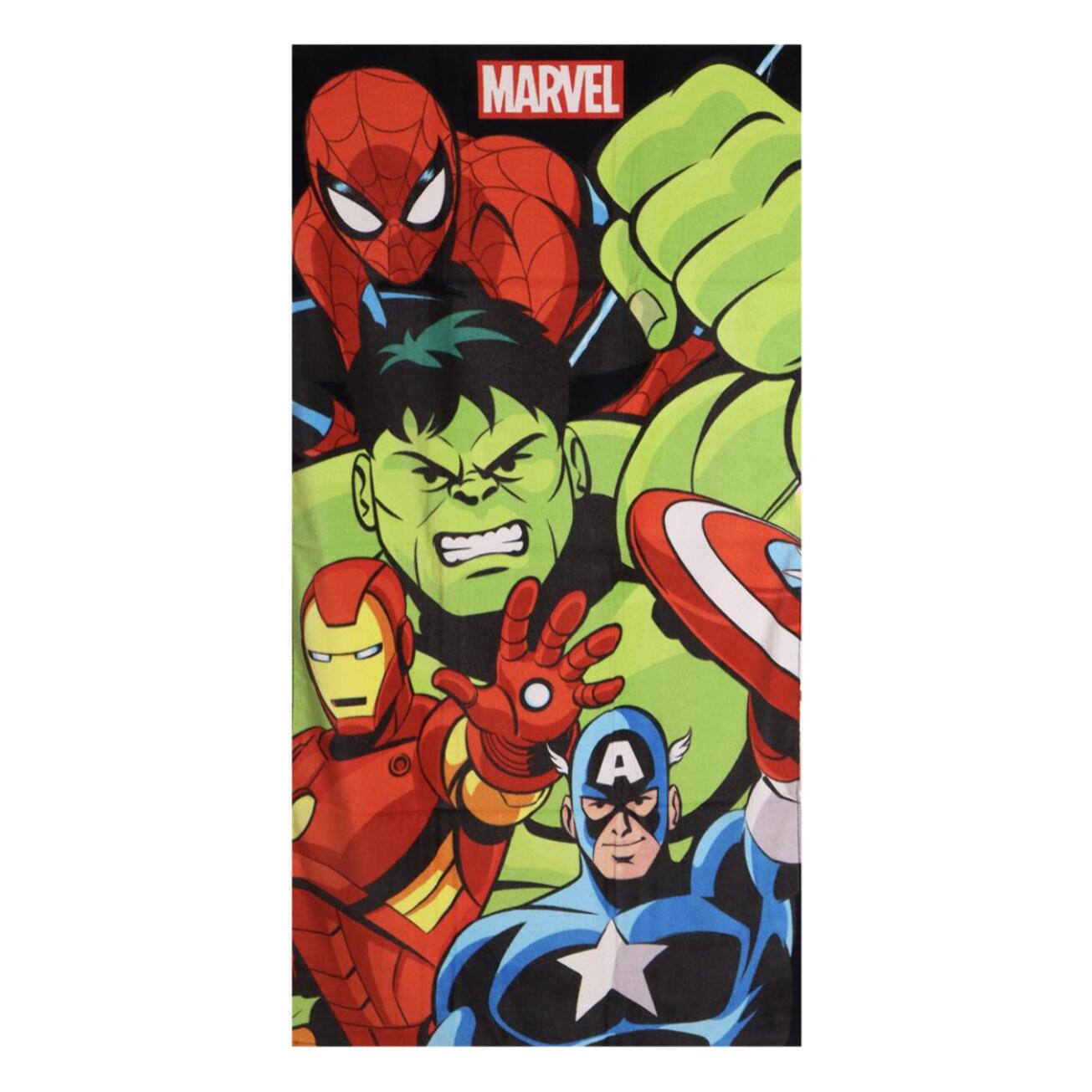 Toalla Microfibra de Avengers - 70x140x1 cm - Color:Multicolor