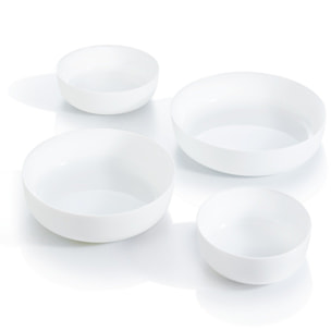 Lot de 4 plats de cuisson ronds en Opale culinaire (2x18cm et 2x22cm) Smart Cuisine Diwali - Luminarc