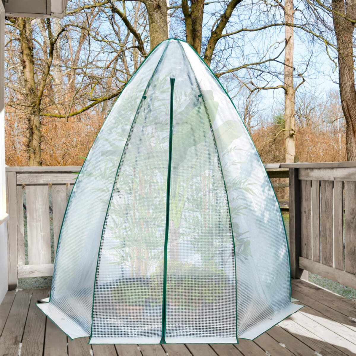 Serre d'hivernage Teepee 140x140x160cm