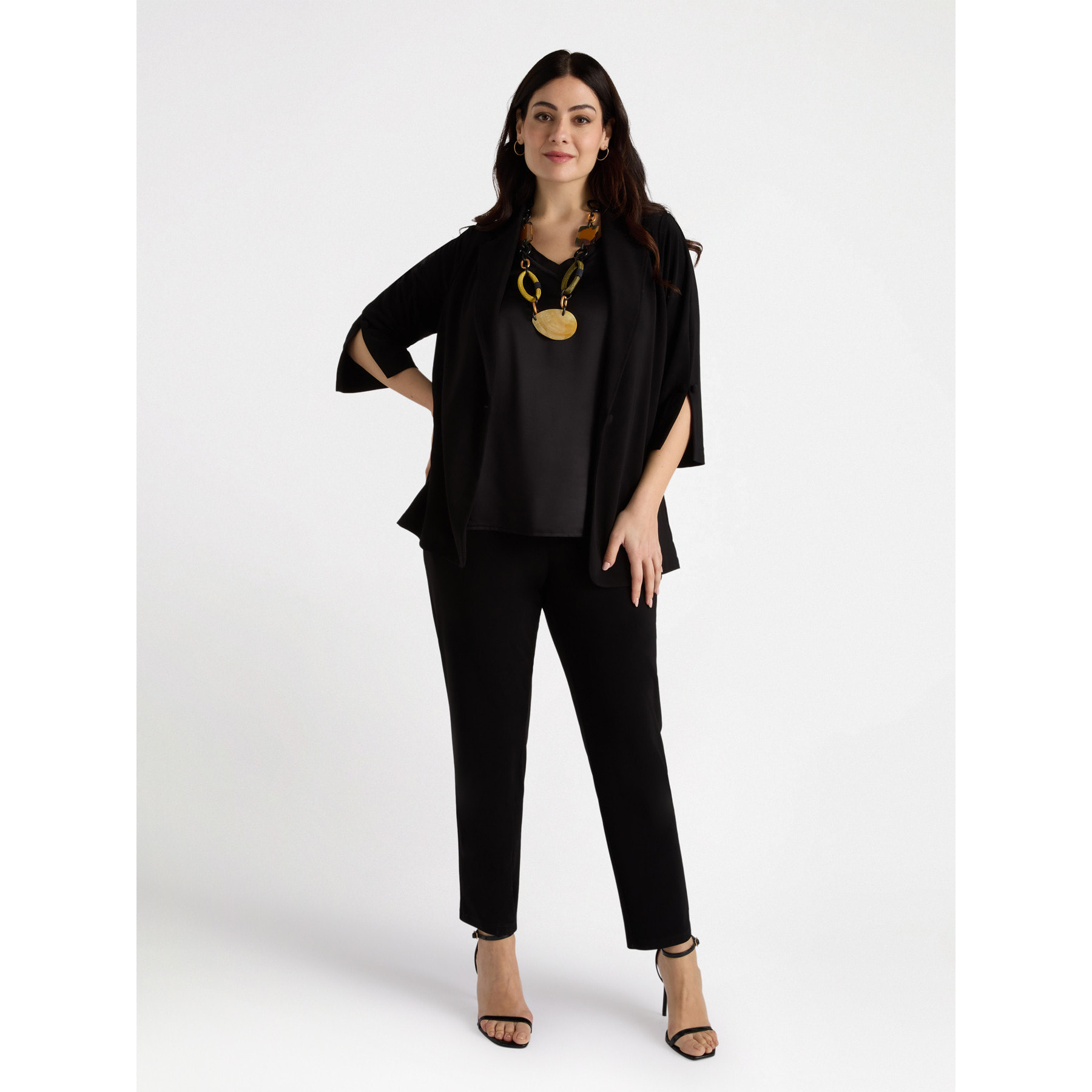 Fiorella Rubino - Blazer in jersey - Nero