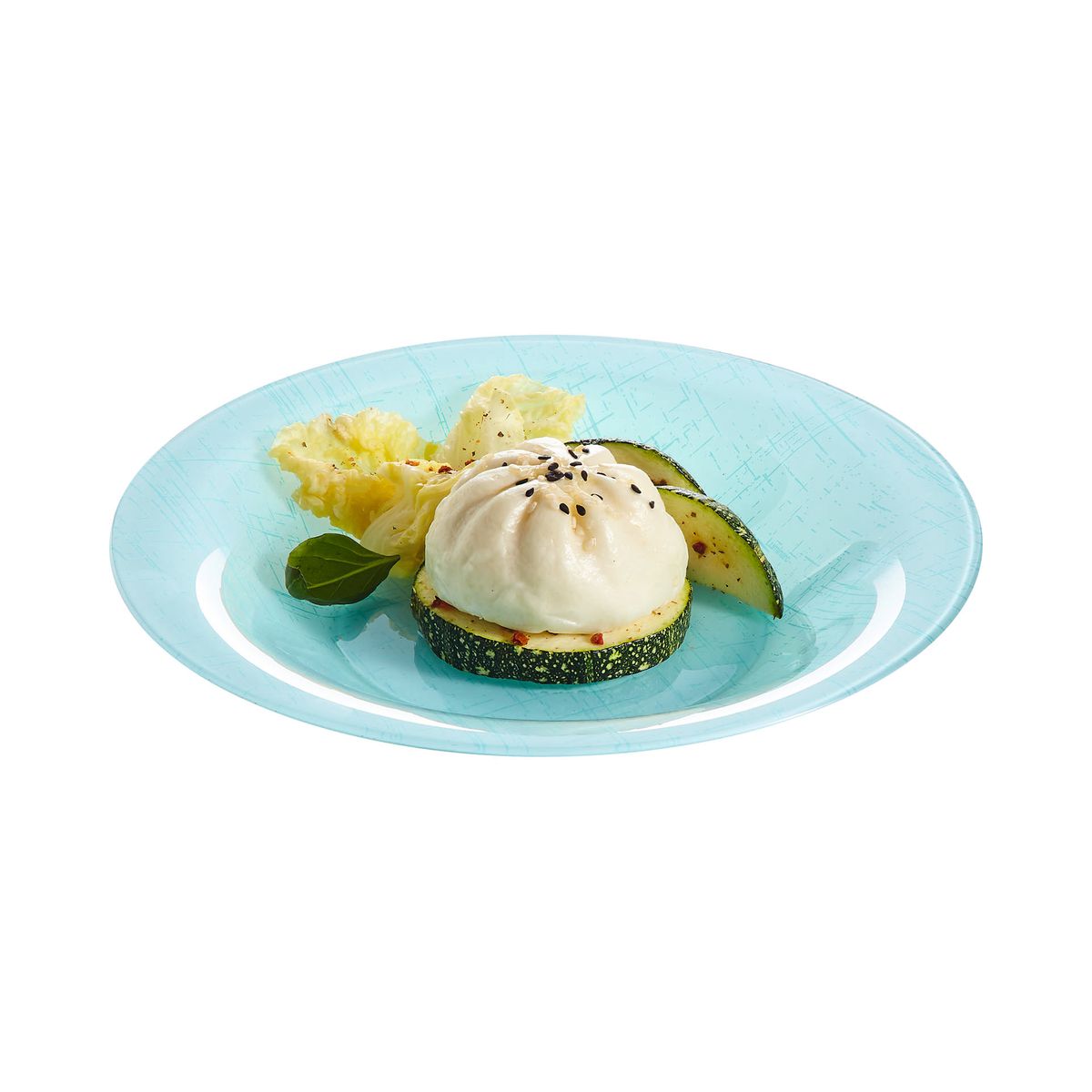 Assiette creuse turquoise 21,5 cm Poppy - Luminarc