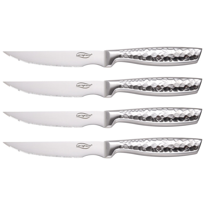 Set 4pc cuchillos chuleteros acer inox origen