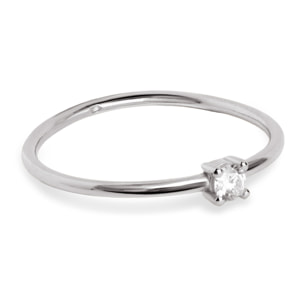 Anillo Single Spark Plata